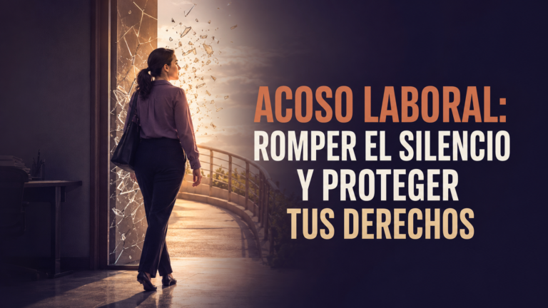 Acoso laboral: romper el silencio y proteger tus derechos